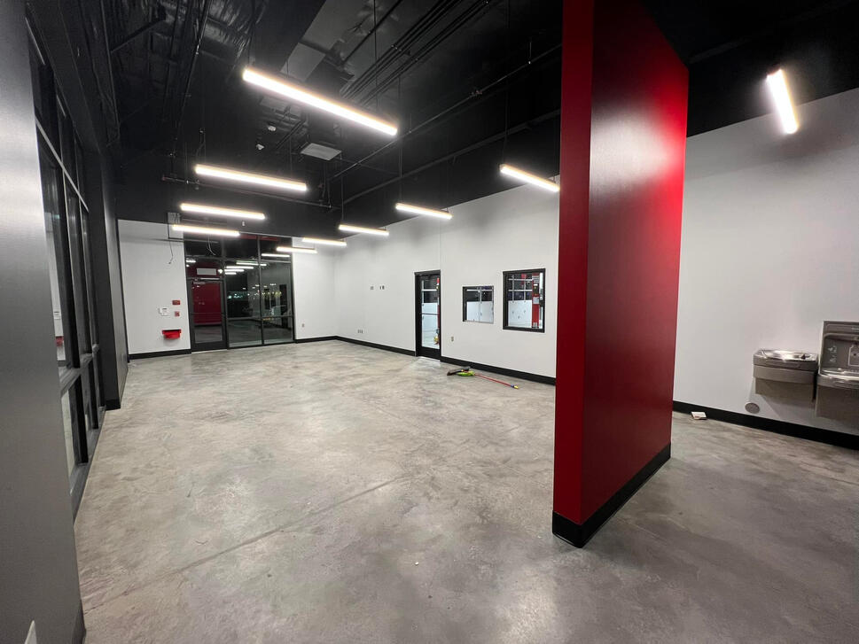 Commercial interior painting project